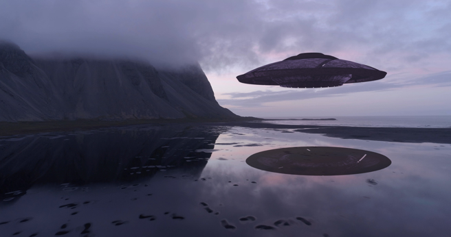 哥斯大黎加国家地理研究所进行地形探勘时，意外拍到不明飞行物体，照片被藏了50年才曝光。(示意图/达志影像)