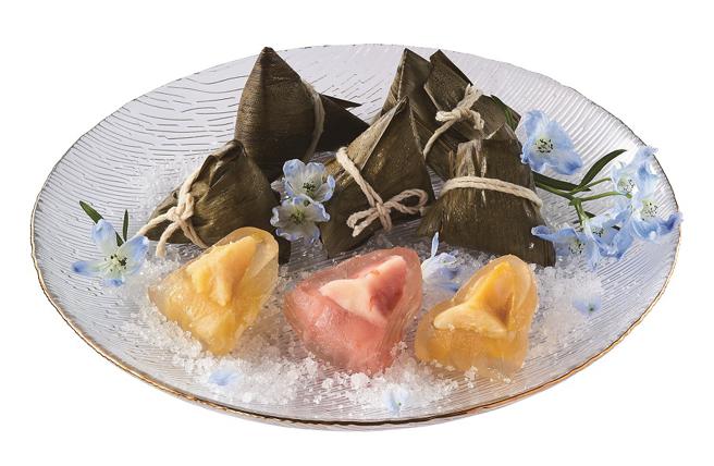 全联金哈慕尼夏果冰心粽，共279元。（全联提供）