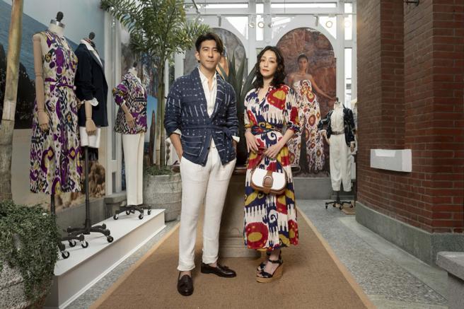 谢欣颖、修杰楷出席RALPH LAUREN 2022春夏新品鑑赏会活动，演绎异国渡假风情，弥补疫情无法出国的心情。（RALPH LAUREN提供）