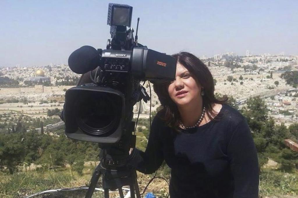 半岛电视台表示，该台资深记者阿克莱在报导约旦河西岸城市哲宁难民营遭突袭的新闻时，被以色列军人击毙。（图／美联社）(photo:ChinaTimes)