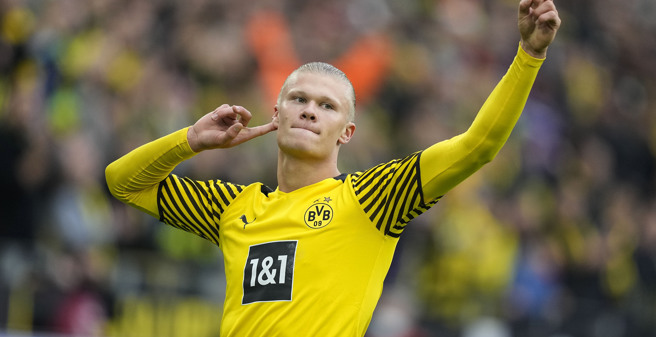 德甲球星哈兰(美联社资料照)