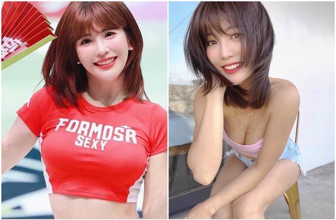 女星壯壯目前擔任樂天桃猿應援團團長。（壯壯 / Ula Shen臉書）