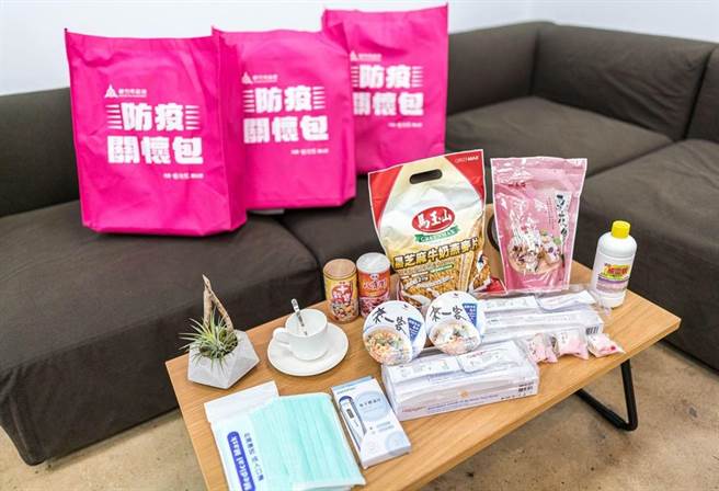 宋国鼎也指出，隔壁新竹县、市防疫包都比较丰富。（宋国鼎提供／李京升苗栗传真）