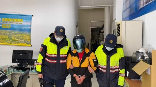 宜兰县罗东镇10日晚间发生酒驾死亡车祸，图为肇事者李姓男子。（警方提供／吴佩蓉宜兰传真）