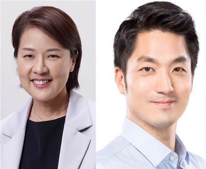 台北市副市長黃珊珊(左起)、國民黨立委蔣萬安。（圖／資料照）
