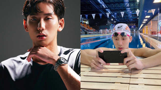 台湾游泳国手王冠闳，运动表现亮眼受到眾人瞩目，代表台师大参加全大运取得2金2银的成绩。(图/王冠闳 IG)