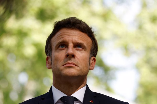 法国总统马克宏。(图／路透社)