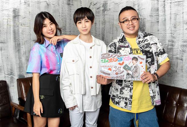 木星、魏嘉莹、登登录制《AD BUY金秀》。（ADMIXX提供)