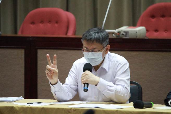 台北市長柯文哲總質詢確定延2周。（楊亞璇攝）