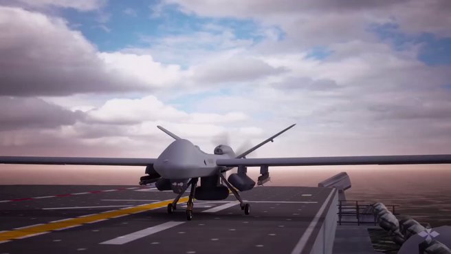 MQ-9B以后可在航舰起降。(图/GA-ASI)