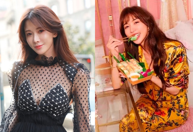 形象优雅的林志玲被网友捕获外出用餐，产后首曝的顏值状态回到巅峰。（图／取自林志玲脸书）