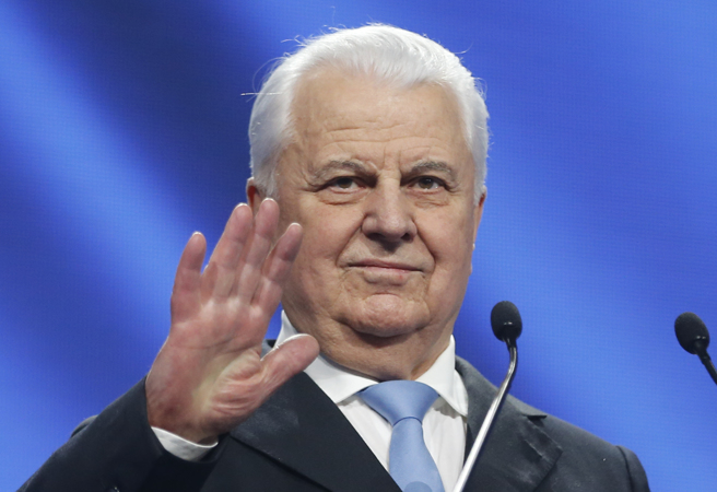 烏克蘭獨立後首位總統克拉夫朱克（Leonid Kravchuk）今天過世，享壽88歲。(圖／美聯社)