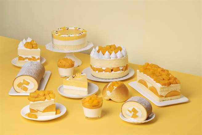 唐缇推出「盛夏芒果季」，多款芒果甜品惊艷视觉。（唐缇提供）