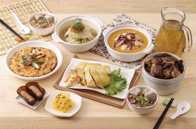 Global Mall「环球Online」美食到店取推出丰禾台式小馆的两人相伴桌，推荐价980元，领券享5折优惠、板桥车站店自取。（Global Mall提供）