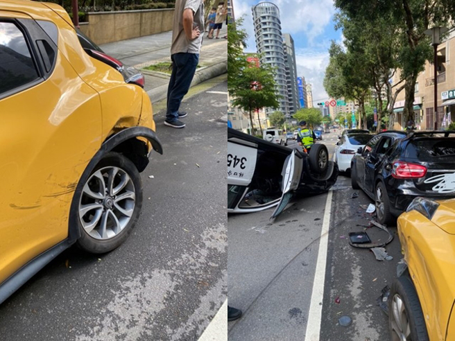 其中Nissan女车主的男友在PTT现身说女友第一次遇到严重车祸，心情甚至相当兴奋，警方目前已承诺会送回原厂维修并全额负担。（翻摄自PTT）