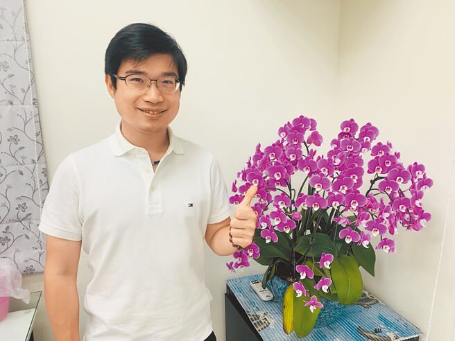 前司法院长林洋港的长孙林儒旸，投入县议员选举。（廖志晃摄）