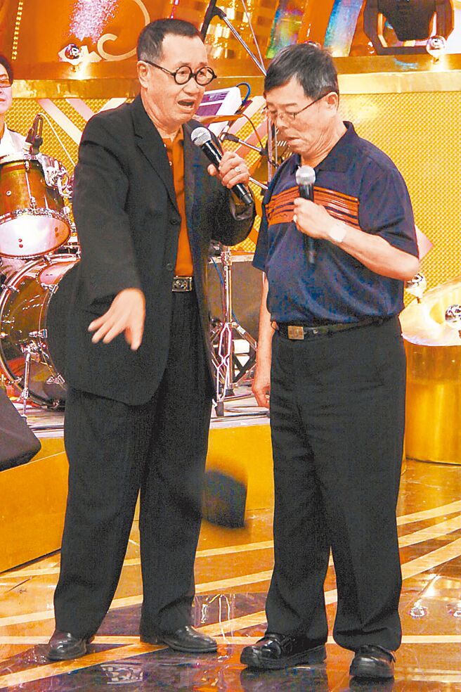 脱线（左）与阿西交情超过50年，感情比兄弟还亲。（资料照片）