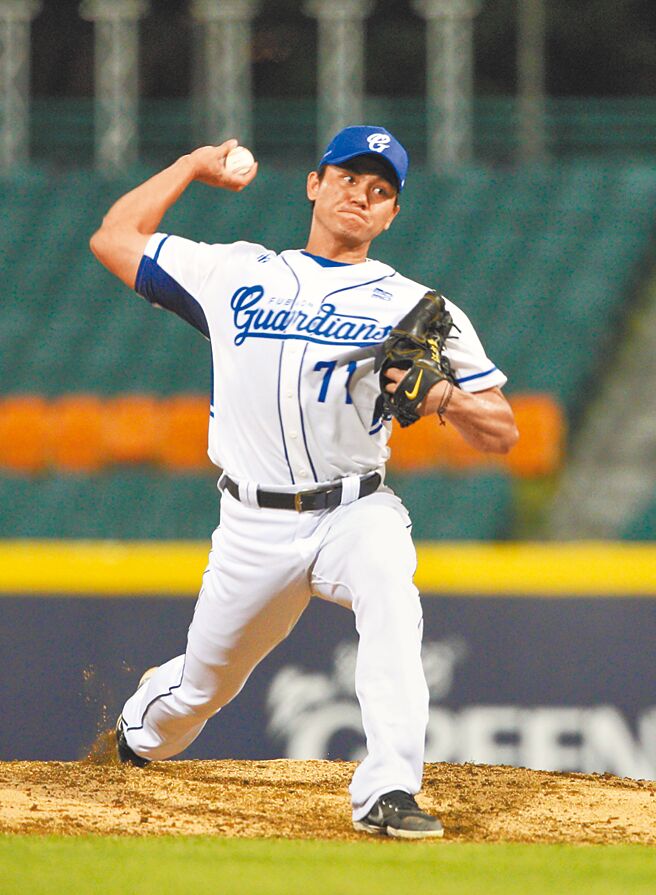 富邦悍將強投江少慶快篩陽性，已接受PCR檢測並進行隔離。（本報資料照片）