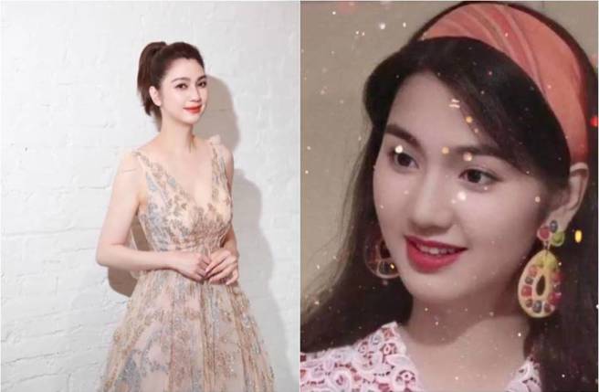洪欣大方曬少女嫩照和現今美照。（圖／取材自洪欣抖音）