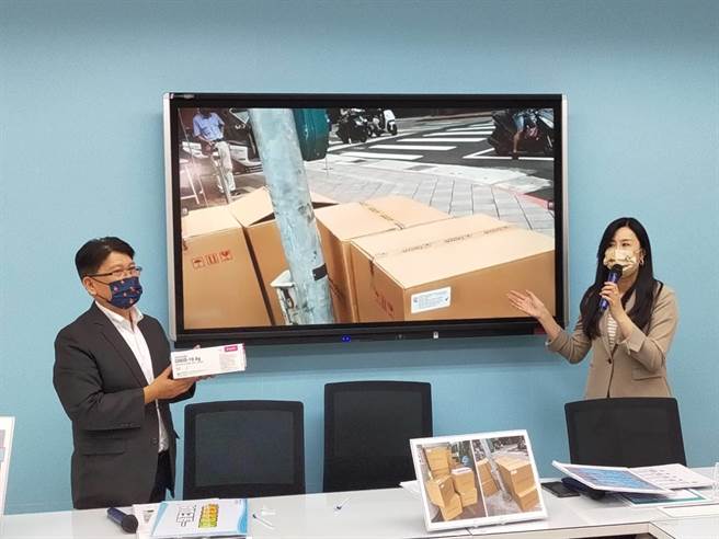 立法院国民党团今召开记者会，揭露紧急使用授权（EUA）快筛商发大财手段。（国民党团提供）