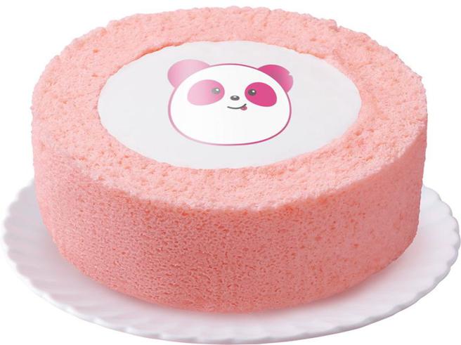 （foodpanda攜手全聯We Sweet推胖胖達聯名甜點，圖為「草莓生乳酪蛋糕」。圖／foodpanda提供）