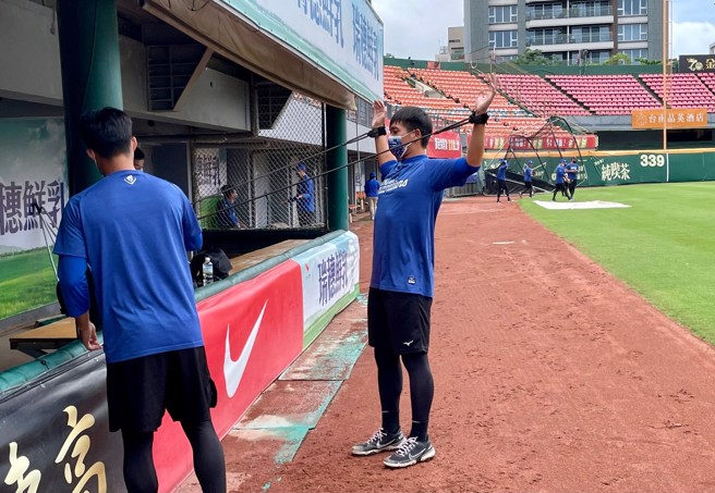 富邦悍将杨彬。（资料照，毛琬婷摄）