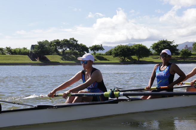 温镜央教练将带你体验力与美的西式划船魅力。 (图/ 110年全国运动会)
