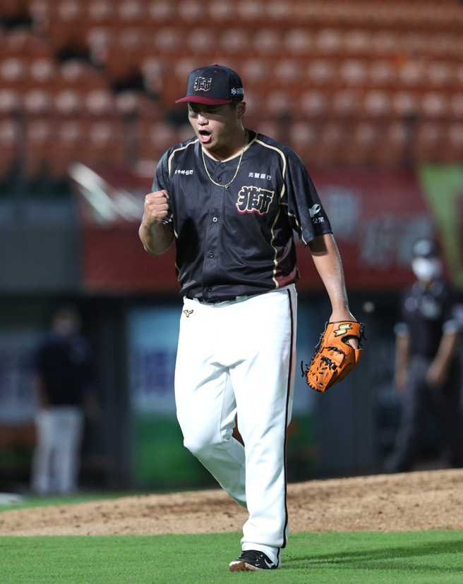 统一狮先发投手胡智为7局失1分拿下本季第2胜。（统一狮提供）