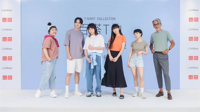 簡單穿就很型！UNIQLO集結全新六大品牌好友，個性出演百搭T恤的多元時尚。(UNIQLO提供)