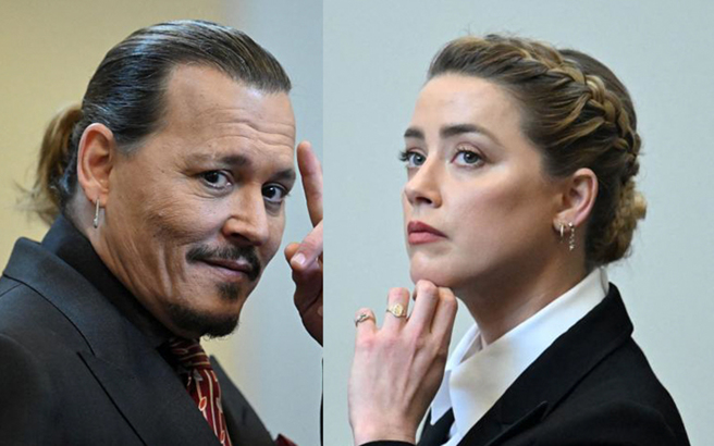 强尼戴普(左)和安柏赫德(右)的诽谤官司斗智斗力，最终谁胜谁负仍难预判。（图／路透社）