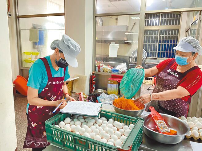 云林县麦寮乡国中小学生每人每月加菜100元，补充营养对抗病毒。（麦寮乡公所提供／张朝欣云林传真）