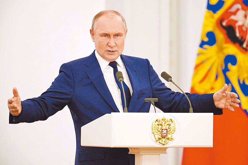 俄罗斯总统普丁。（资料照／美联社）(photo:ChinaTimes)