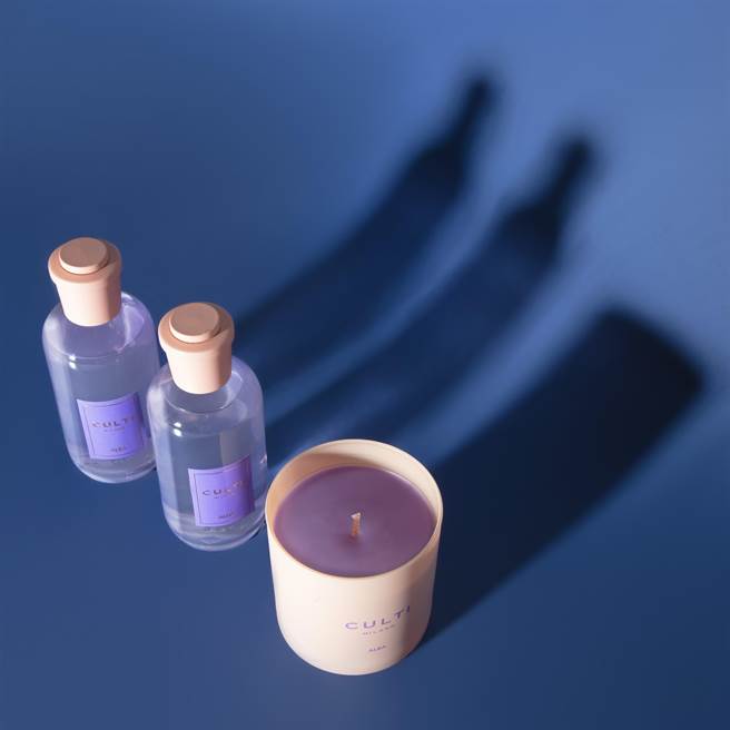 CULTI MILANO日初櫻花ALBA經典系列擴香、香氛蠟燭。（10／10 APOTHECARY提供）