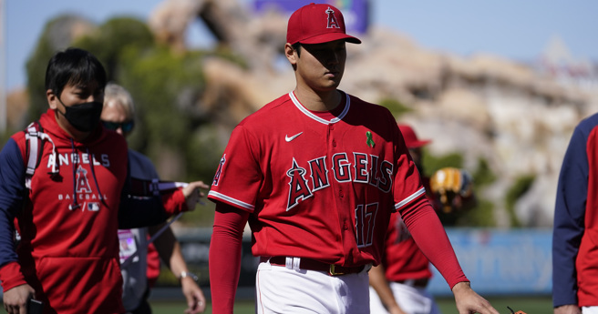 大谷霸气一举引热议(美联社资料照)