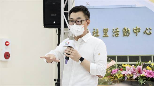 丰原区翁社里活动中心13日落成，立委江启臣参加启用仪式。（陈淑娥摄）