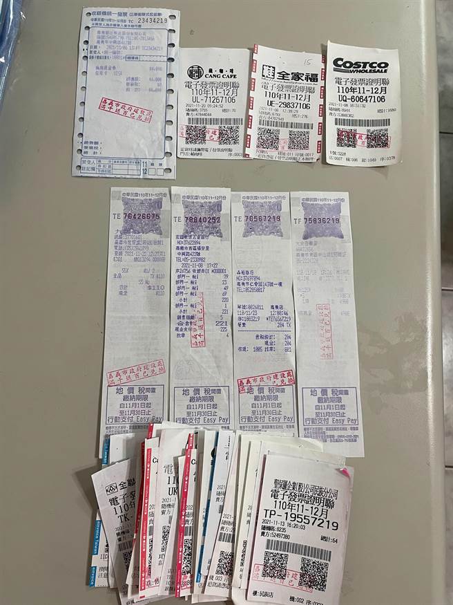 嘉义市去年推出「满千送百」活动，共搜集到15万5312张发票，并将这些发票转赠给15个身心障碍福利团体及机构兑奖，其中576张中奖，金额共15万6600元。（嘉义市政府提供／吕妍庭嘉义传真）