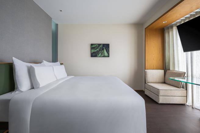 全新开幕的寒居酒店烨鸮客房。（寒舍集团提供）