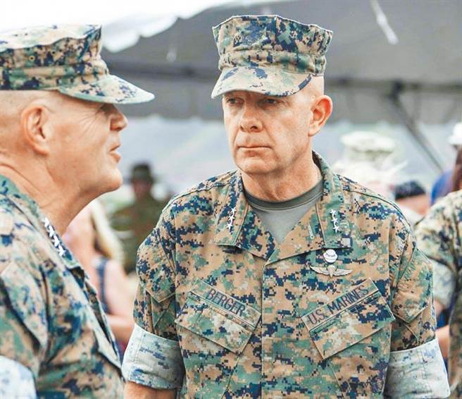 美军陆战队司令大卫．伯格将军（Gen. David Berger）。（摘自美国陆战队官网）