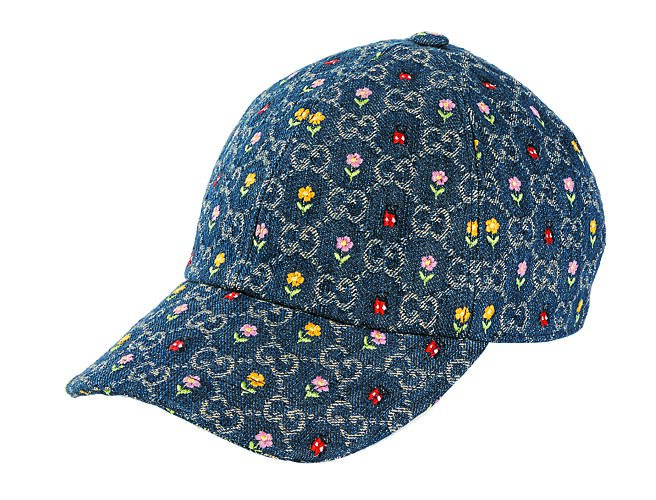 GG单寧小花棒球帽，2万1800元。（Gucci提供）