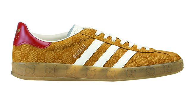 adidas x Gucci GG缇花球鞋，2万8400元。（Gucci提供）