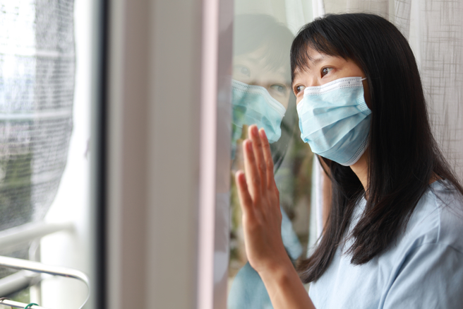 她確診整天沒進食，請男友外送遭拒，網勸：「快放生」。（示意圖/Shutterstock提供）
