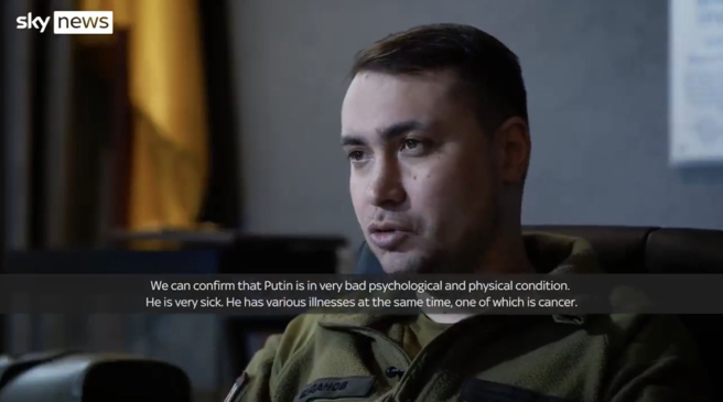 乌克兰军事情报机关、国防部情报总局（GUR）局长布达诺夫（Kyrylo Budanov）。（图/截自@michaeldweiss推特）