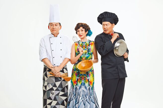 詹姆士（左起）黄嘉千、曾国城将合作最新舞台剧，观眾直呼期待。（果陀剧场提供）