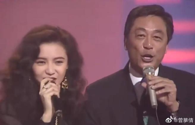 曾华倩曾与曾江有过合台机会，她也对身为前辈曾江突然离世，内心表达十分感嘆之意。(图／曾华倩 微博)