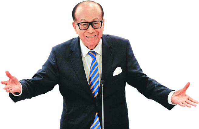 香港富豪李嘉诚是全球房地产首富。图／中新社