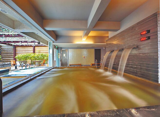 杨梅丽多森林温泉酒店的碳酸氢钠泉。（杨梅丽多森林温泉酒店提供）