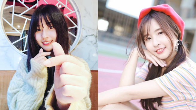 温蒂拥有甜美的笑容，红通通的脸蛋很像女高中生。(图/温蒂 IG)