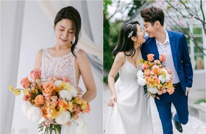 白家綺公開婚紗照。（圖／取材自白家綺臉書）