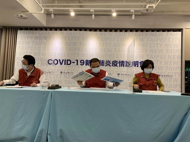 疫情持续延烧 侯友宜再度重申快筛阳视同确诊。（叶德正摄）