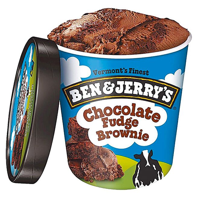 家乐福Ben and Jerry’s巧克力布朗尼，188元。（家乐福提供）